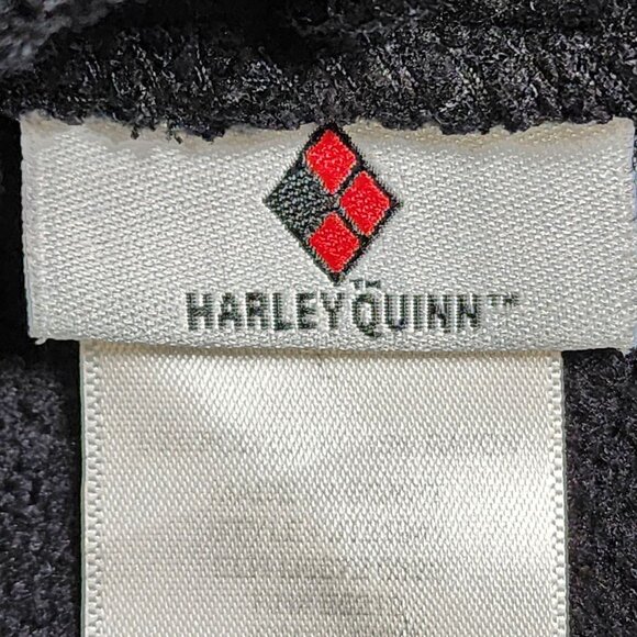 Harley Quinn Womens Graphic Hoodie Black & Red, Large - Picture 5 of 9